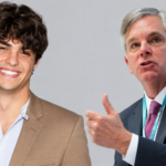 Larry Culp and Noah Centineo